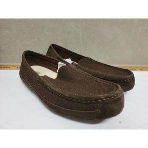 UGG Men's ALDER WOOL Slip on mocs 1004539 Sz 11 Brown gently used see pictures